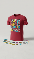 Kick red artist collaboration t-shirt